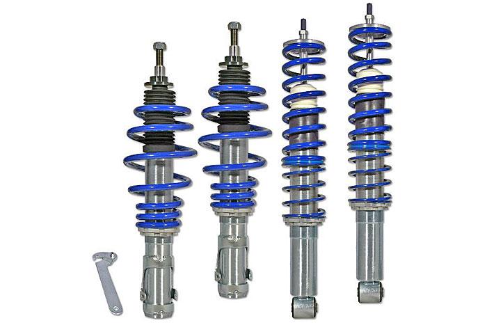 GF150127, Triple-S Schroefset, VW Polo 1.0/ 1.3/ 1.4/ 1.6/ 16V/ GTI/ 1.4TDI/ 1.9SDi/ 1.9TDi 6N2 10/1999-10/2001, 900KG max vooraslast, Niet geschikt voor Stationwagen